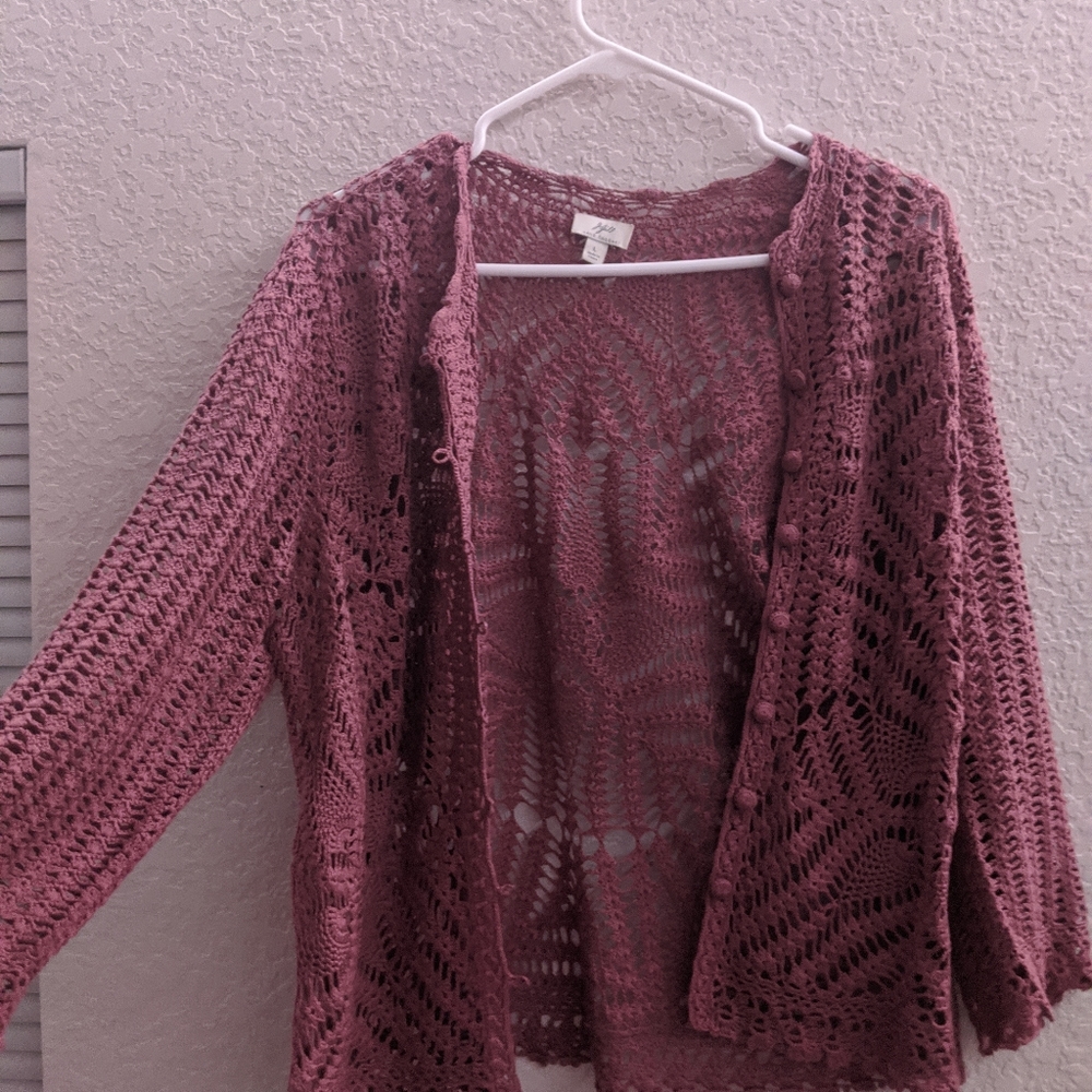 crochet sweater